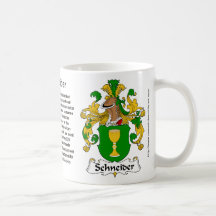 Schneider Family Coat of Arm mug