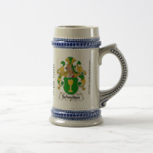 Schneider Family Crest Stein Mug