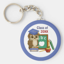 Scholar Owl Graduation 2012 -  Customise Key Chains