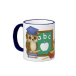 Scholar Owl - Number 1 Teacher Cup mugs