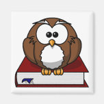 Scholarily Owl Refrigerator Magnet