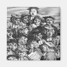Scholars at a Lecture, 20th January 1736-37 Fridge Magnets