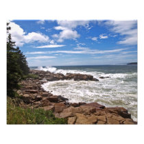 Schoodic Point Seawall Photo Art