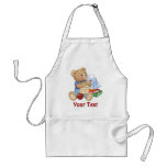School Bear - First Grade aprons
