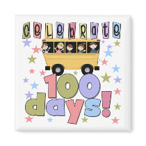 School Bus 100 Days Tshirts and Gifts