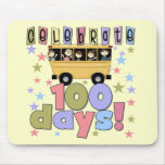 School Bus 100 Days Tshirts and Gifts Mousemats