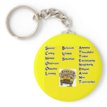 School Bus Attendant keychains