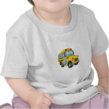 School Bus Cartoon Shirts