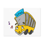 School Bus Drawing postcards
