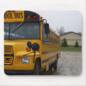 school bus mousepad