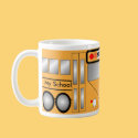 School bus mugs