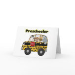 School Bus Preschooler Tshirts and Gifts cards