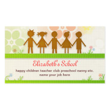 school business card