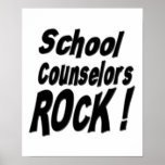 School Counsellors Rock! Poster Print