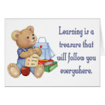 School Days Teddy cards