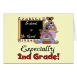 School is Cool Especially 2nd Grade Cards