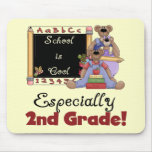 School is Cool Especially 2nd Grade Mouse Pad