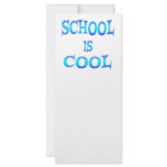 School is Cool rack cards