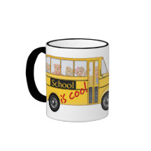 School is Cool School bus Mug