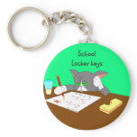 School Locker keys keychains