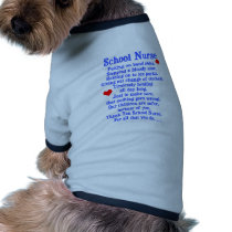 School Nurse Dog Tee Shirt