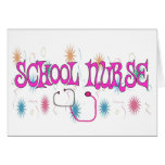 SCHOOL NURSE Unique Gifts Items Greeting Card