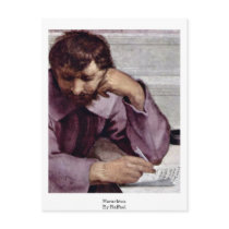 School Of Athens Detail: Heraclitus By Raffael Post Card