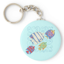 School of Fish T-shirts and Gifts keychains