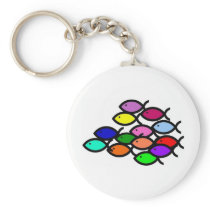 School of Rainbow Fish Symbols