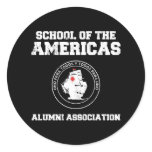 school of the americas2 stickers