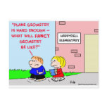 school plane geometry fancy postcards