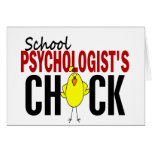 School Psychologist's Chick Greeting Cards