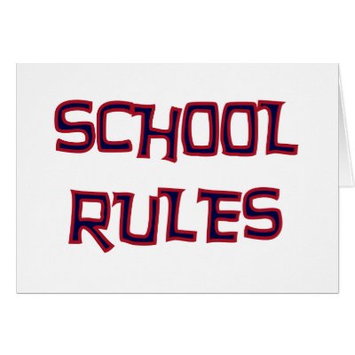School Rules Card by school_teacher