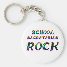 SCHOOL SECRETARIES ROCK KEYCHAINS