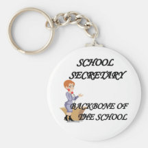 SCHOOL SECRETARY KEYCHAIN