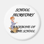SCHOOL SECRETARY REFRIGERATOR MAGNETS