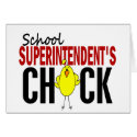 School Superintendent's Chick cards
