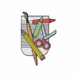 School Supplies embroidered shirts