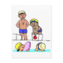 School Swim Meet Postcards