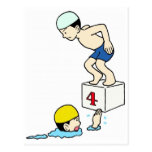 School Swim Team Post Cards