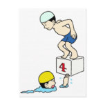 School Swim Team Post Cards