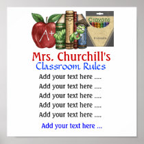 School Teacher's Classroom Rules . by SRF