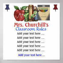 School Teacher's Classroom Rules . by SRF