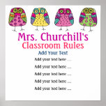 School Teacher's Classroom Rules LG. by SRF