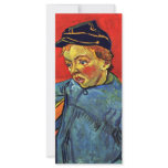 Schoolboy By Vincent Van Gogh rack cards