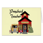Schoolhouse Preschool Teacher Tshirts and Gifts cards