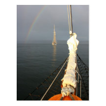 Schooner Pot of Gold Postcards