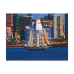 Schooner, San Diego Harbour, CA postcards