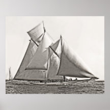 Schooner Yacht Constellation Poster