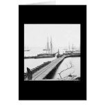 Schooners at Wharf at City Point, VA 1864 Greeting Card